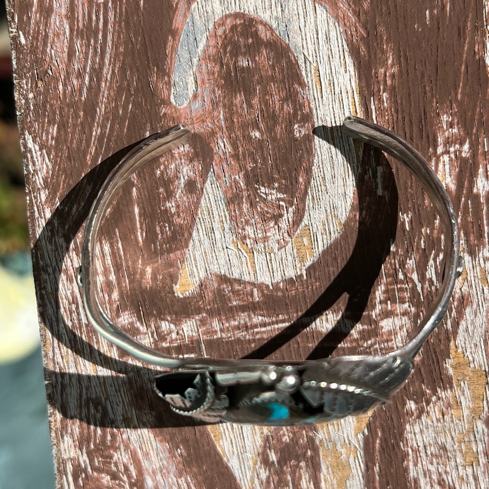 Vintage Turquoise cuff - Picture 4 of 4